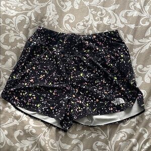 The North Face Kids Black Multicolor Athletic Shorts